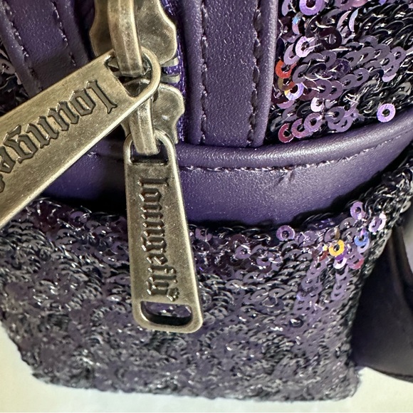 Loungefly Disney Ursula Sequin Mini Backpack NWT | Little Mermaid Villains - Picture 6 of 11